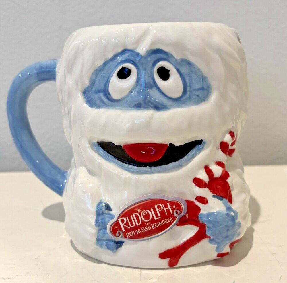 Rudolph The Red Nosed Reindeer Bumble Abominable Snowman Ceramic Mug Large Xmas